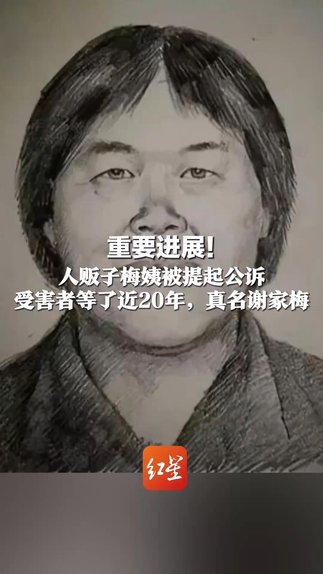 重要进展！人贩子梅姨被提起公诉 受害者等了近20年 真名谢家梅，被曝卖9个孩子每人抽1000