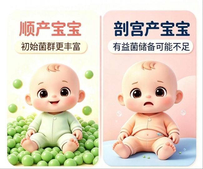 新生儿益生菌中的足量活菌,为宝宝肠道健康保驾护航