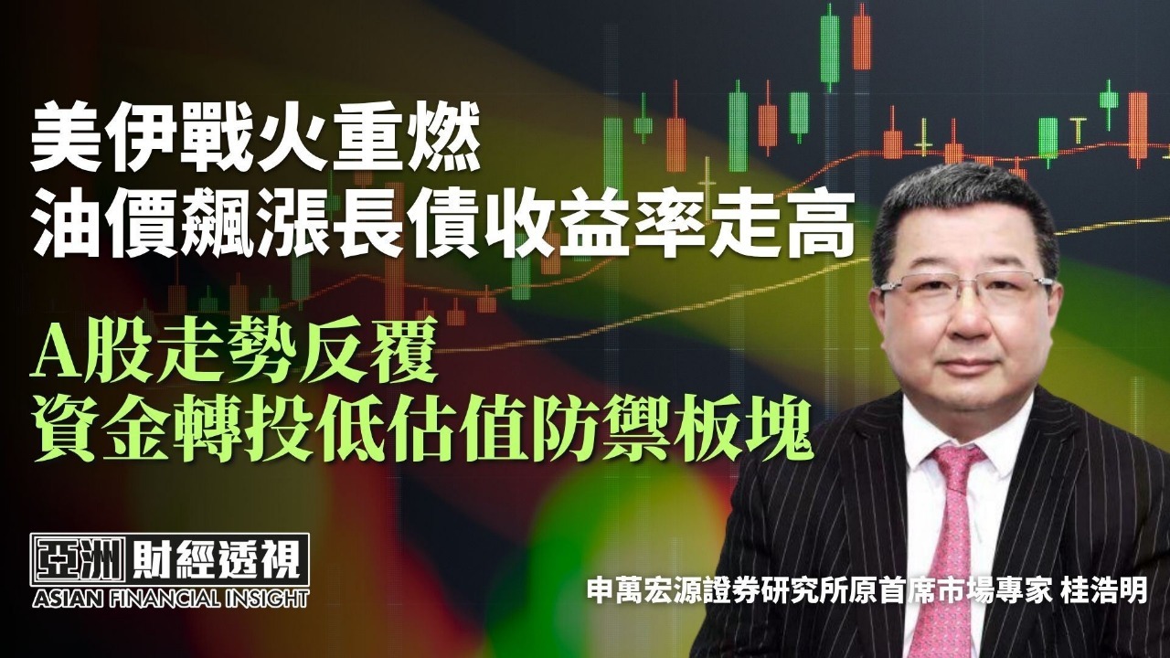 美伊战火重燃 油价飙涨长债收益率走高 A股走势反复 资金转投低估值防御板块