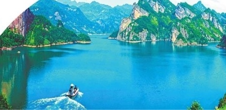 广丰区九仙湖水质一级,是该区饮用水水源地之一。 (上饶市广丰区河长办供图)