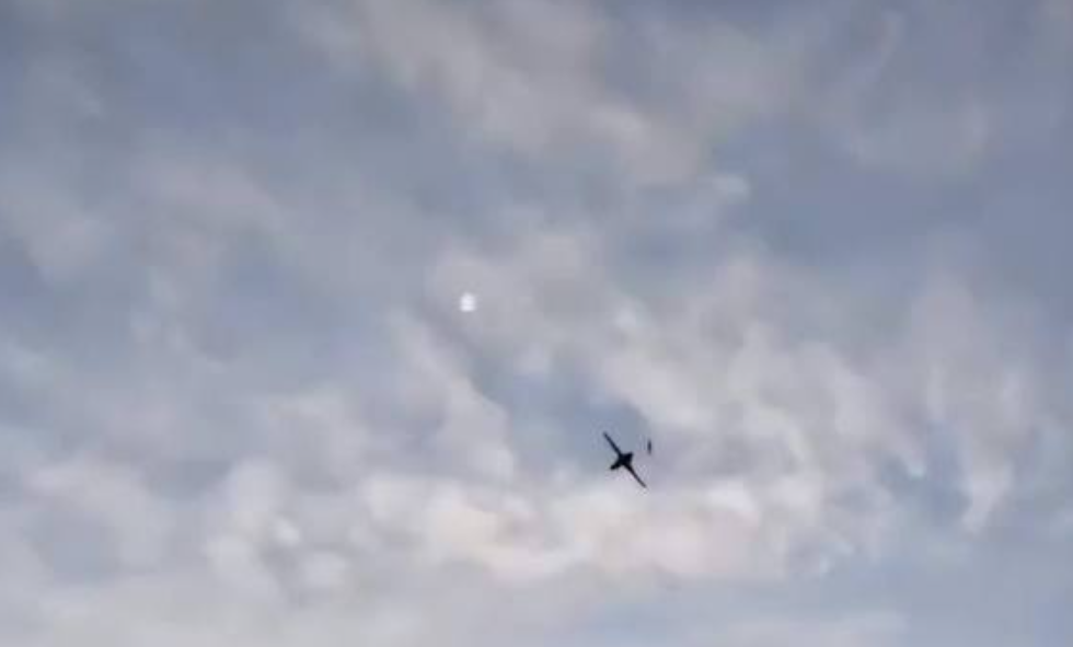莫斯科上空的乌军无人机