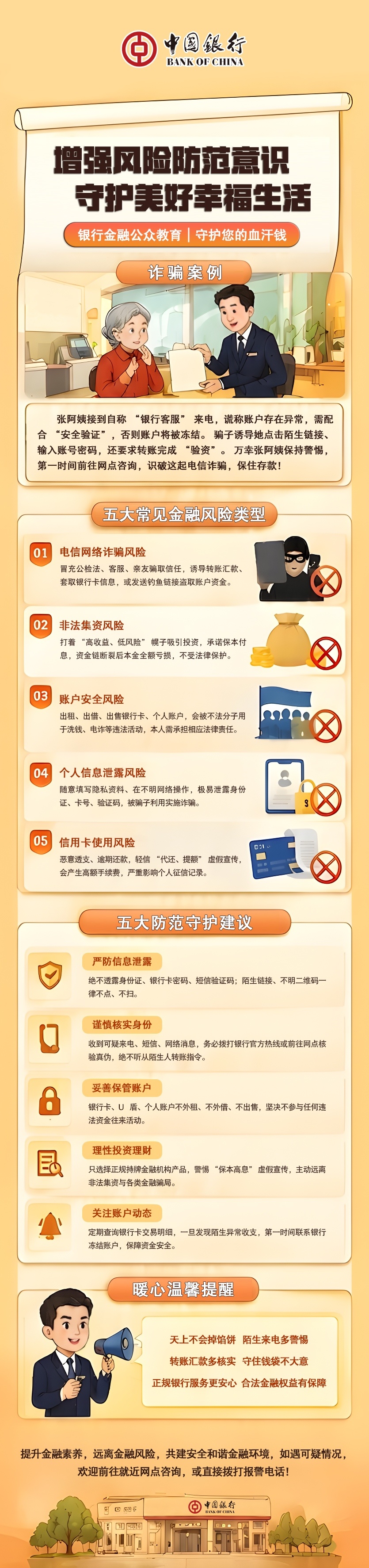 增强风险防范意识 守护美好幸福生活——中国银行山东省分行守护您的血汗钱