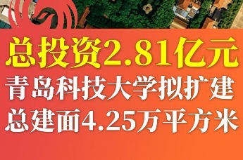 总投资2.81亿元 青岛科技大学拟扩建总建面4.25万平方米