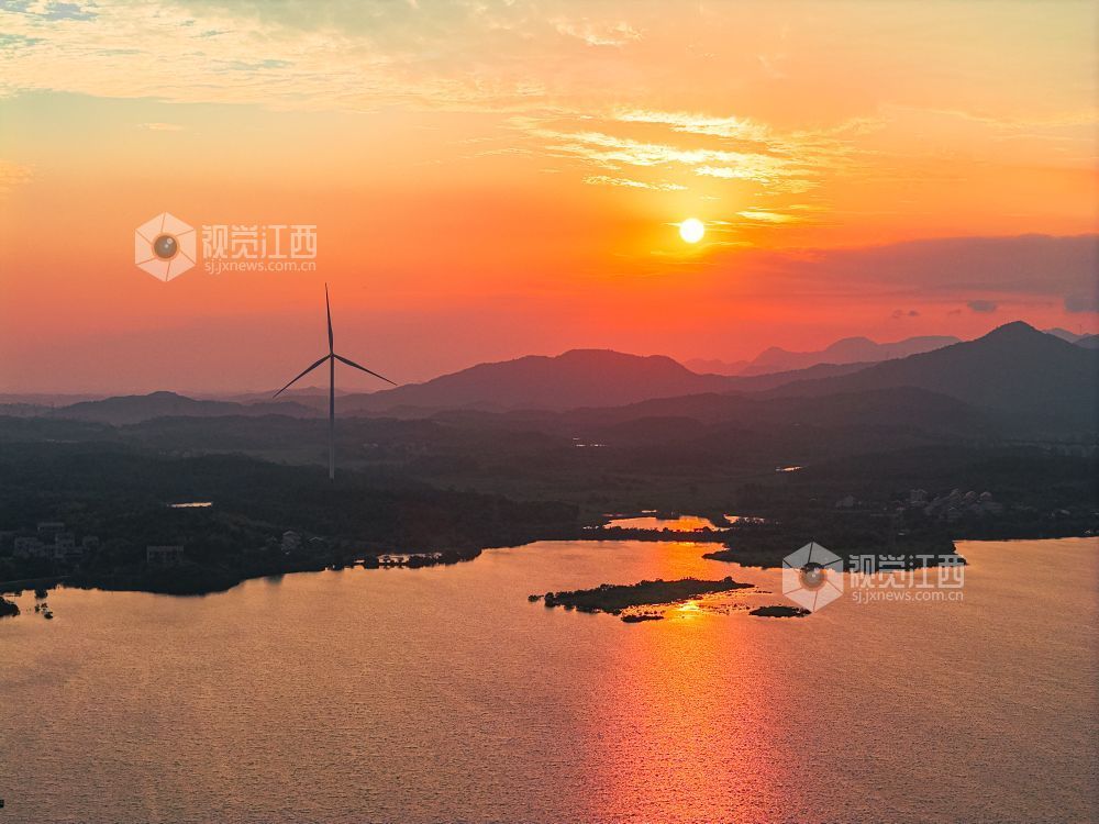 2026年9月5日在江西省吉安市新干县中堎水库拍摄的画面。