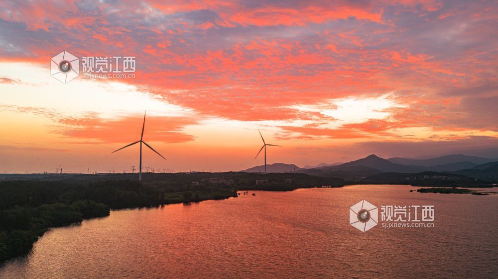 2026年9月5日在江西省吉安市新干县中堎水库拍摄的画面。