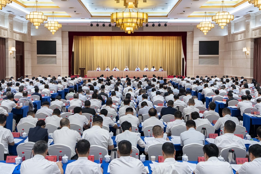 9月1日，全省县域经济高质量发展大会在长沙召开。（图源：湖南省人民政府门户网站）