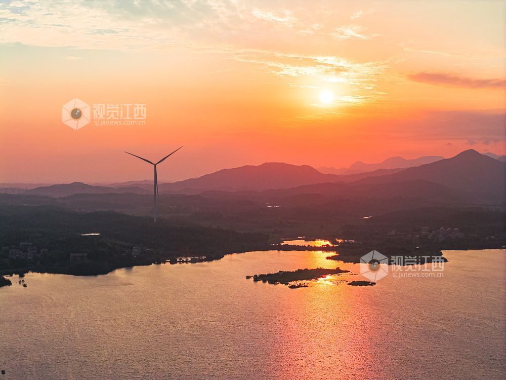 2026年9月5日在江西省吉安市新干县中堎水库拍摄的画面。