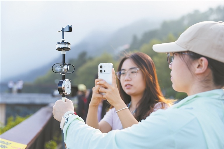 庐山风景区：气象研学热（图）