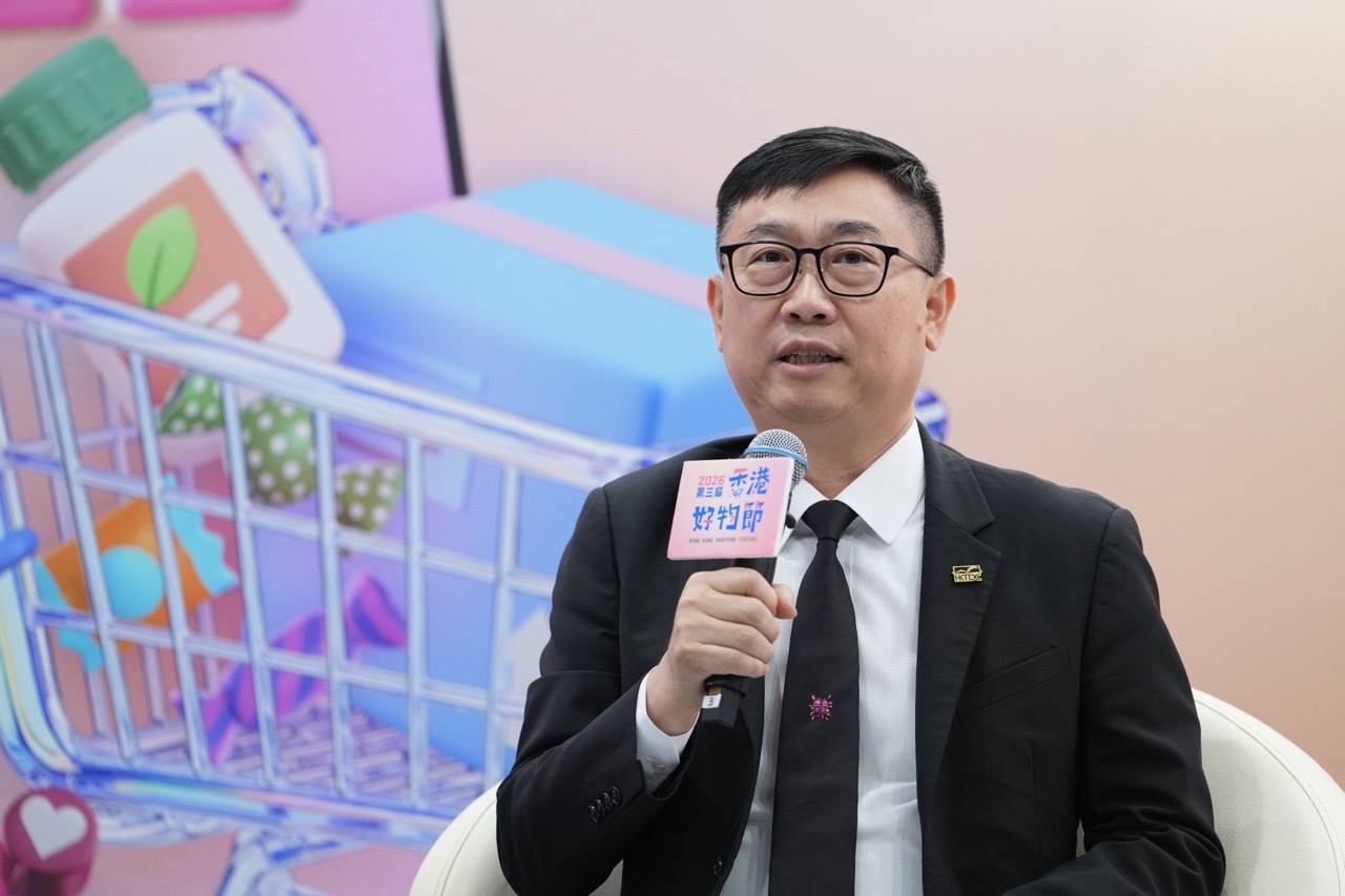 图:香港贸发局副总裁钟永喜