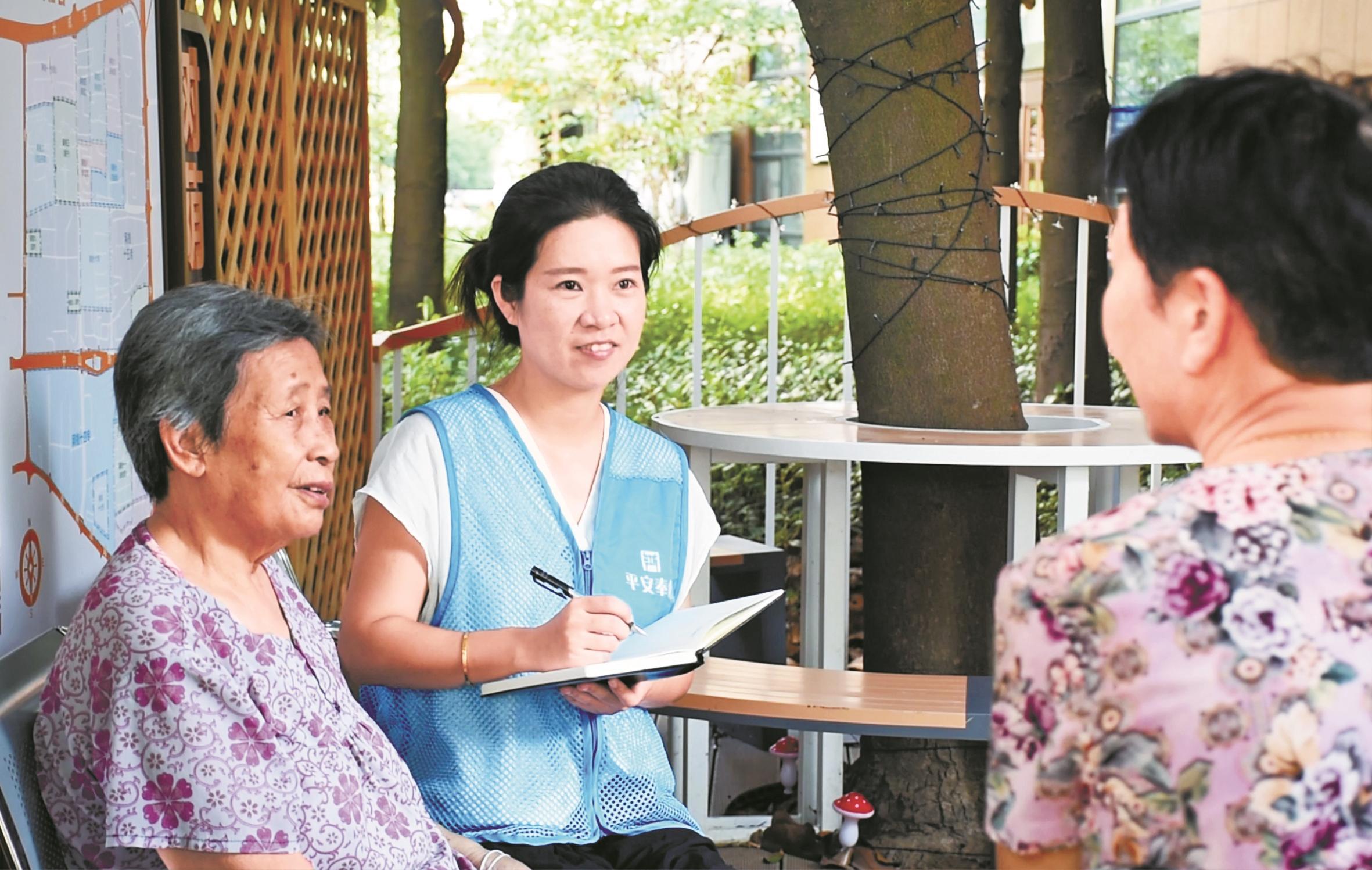 “抠”出来的边角地  奉化这个“树荫下的议事角”见证小区“边角料”逆袭