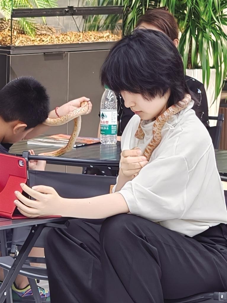 玩蛇的女孩