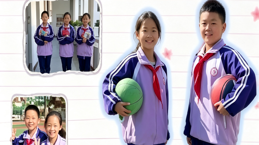 甘肃肃州学子校服焕新　九大款式靓得嘞