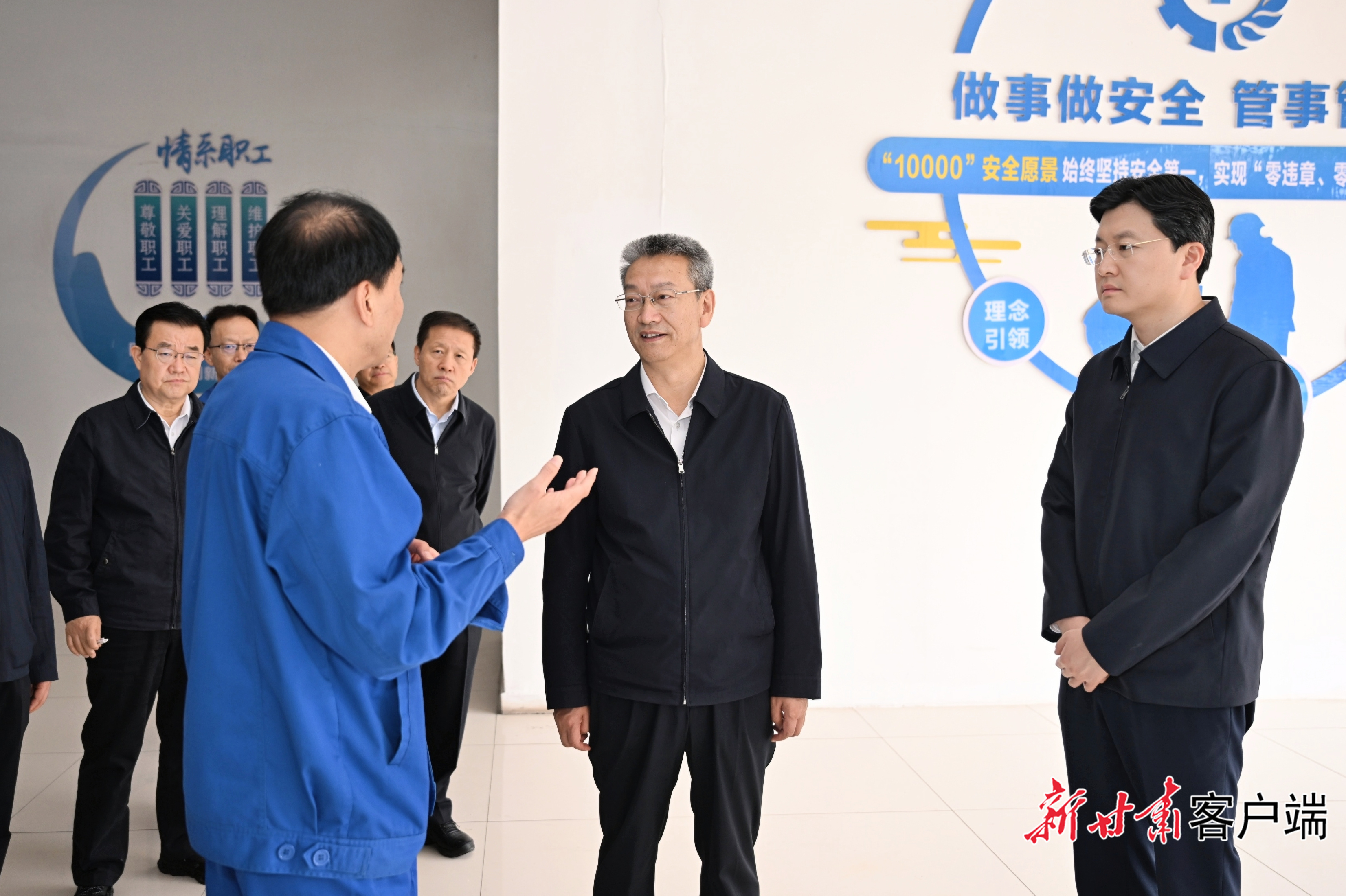 9月9日,省委副书记、代省长孔绍逊在白银市调研。新甘肃·甘肃日报记者 盛学卿