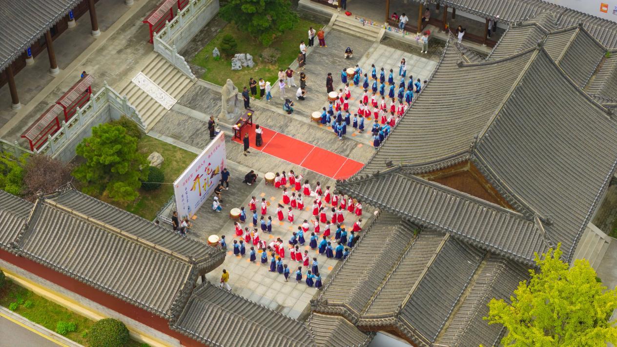 “开笔礼”活动现场