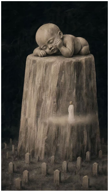 《浮生》(插画)(Fleeting Life,Illustration, Size 56×100)