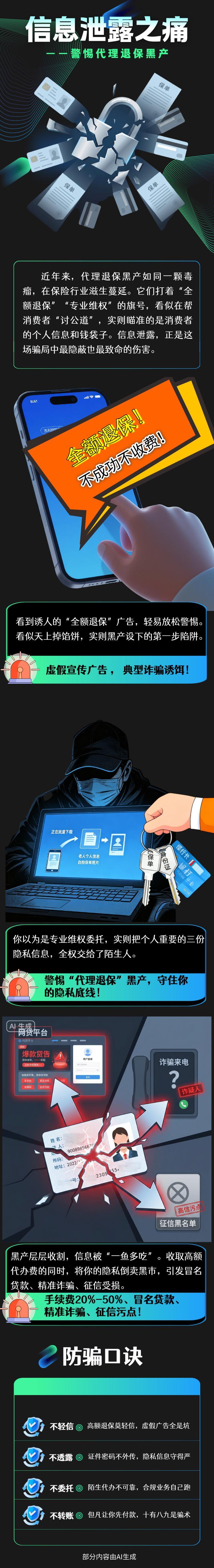信息泄露之痛——警惕代理退保黑产