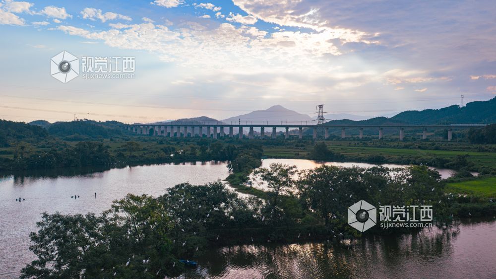 2026年9月5日在江西省吉安市新干县中堎水库拍摄的画面。