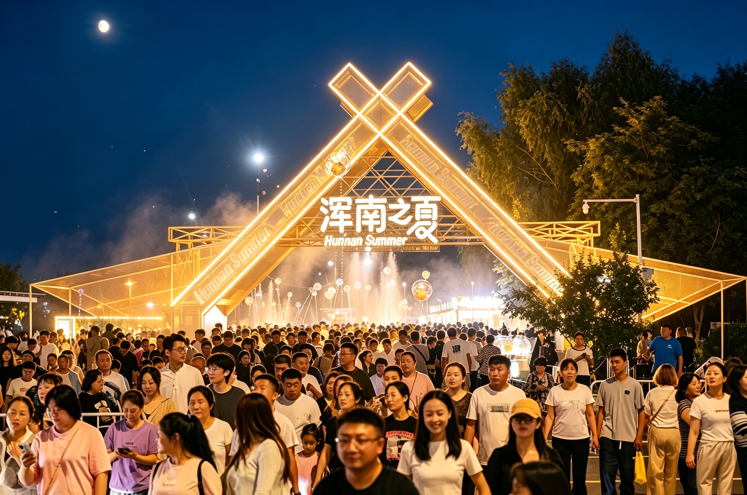 双节来浑南之夏，看喷泉飞天大秀