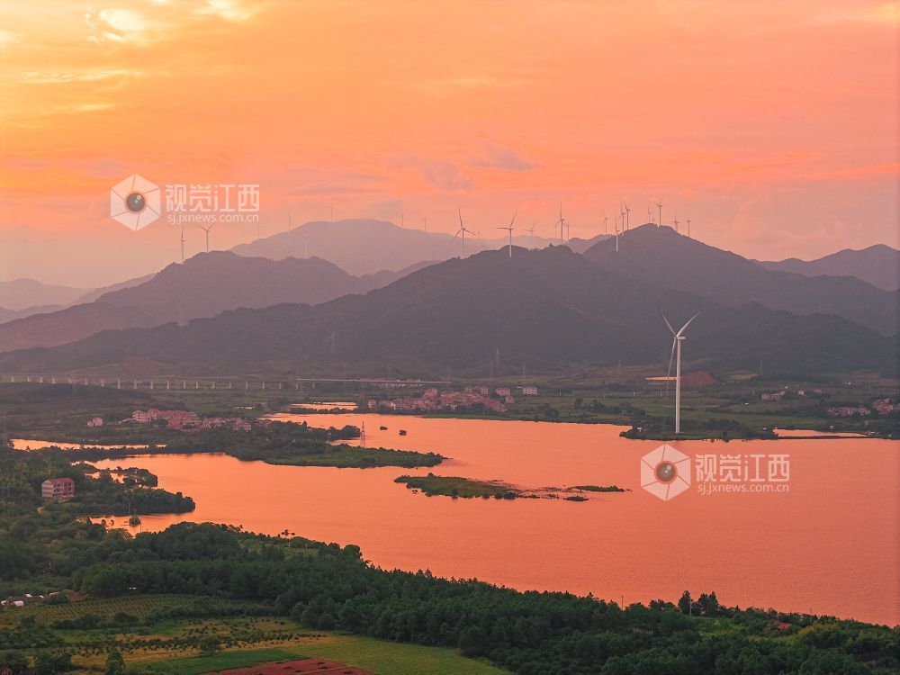 2026年9月5日在江西省吉安市新干县中堎水库拍摄的画面。