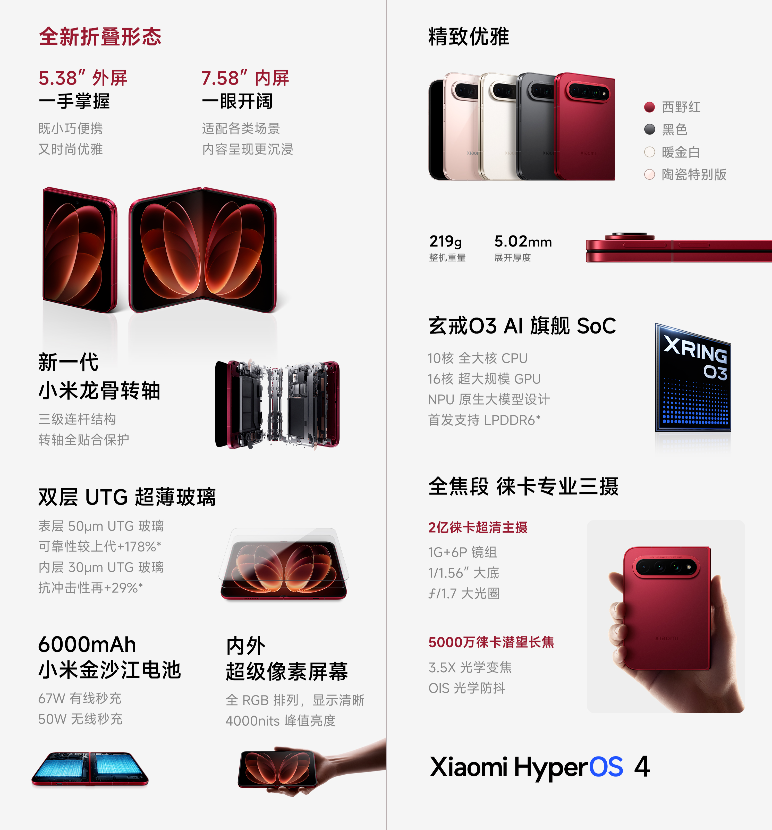 小米18 Fold“中折叠”手机发布,售价10999元起