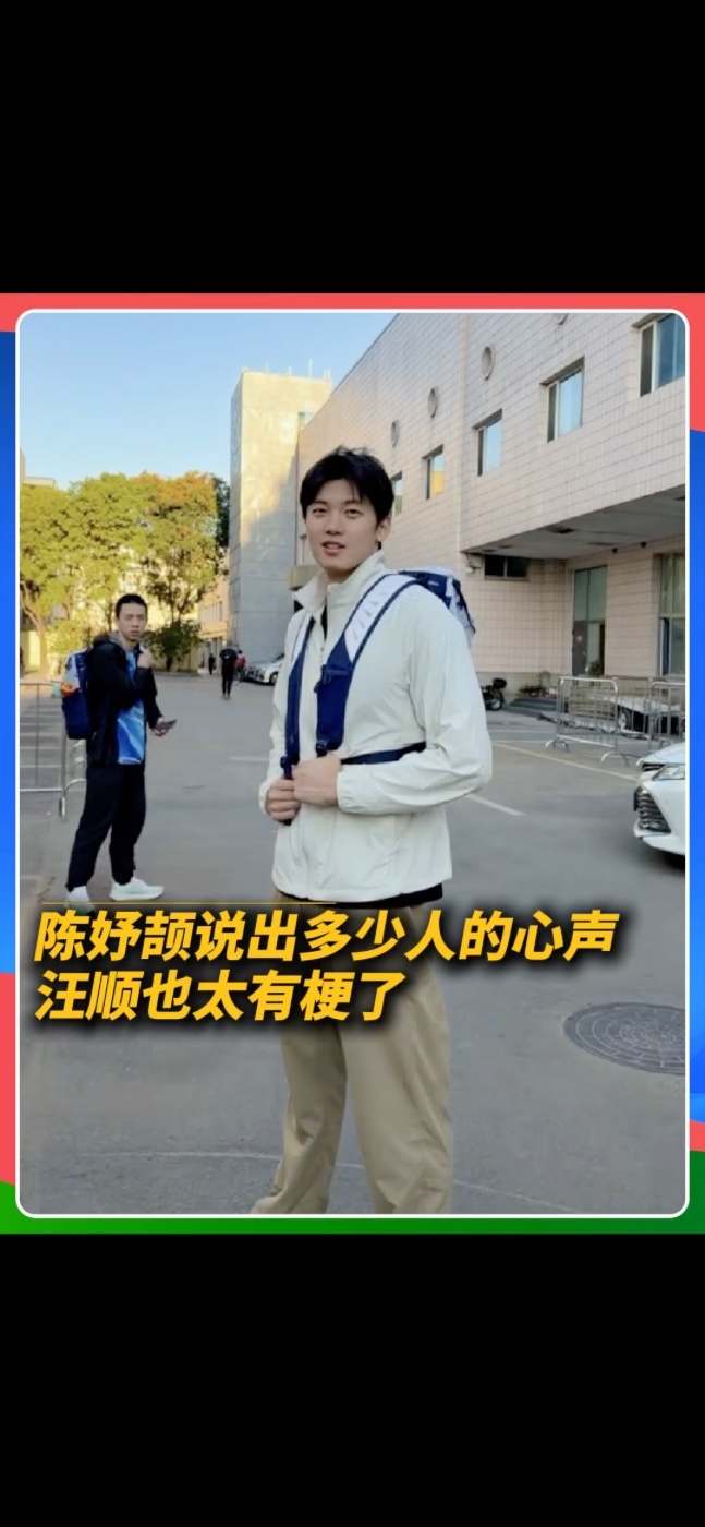 陈妤颉说出多少人的心声，汪顺也太有梗了！#亚运会 #汪顺 #陈妤颉 #中国游泳队