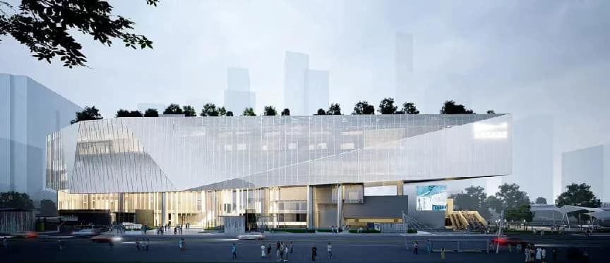 图说:深圳市文化馆新馆效果图