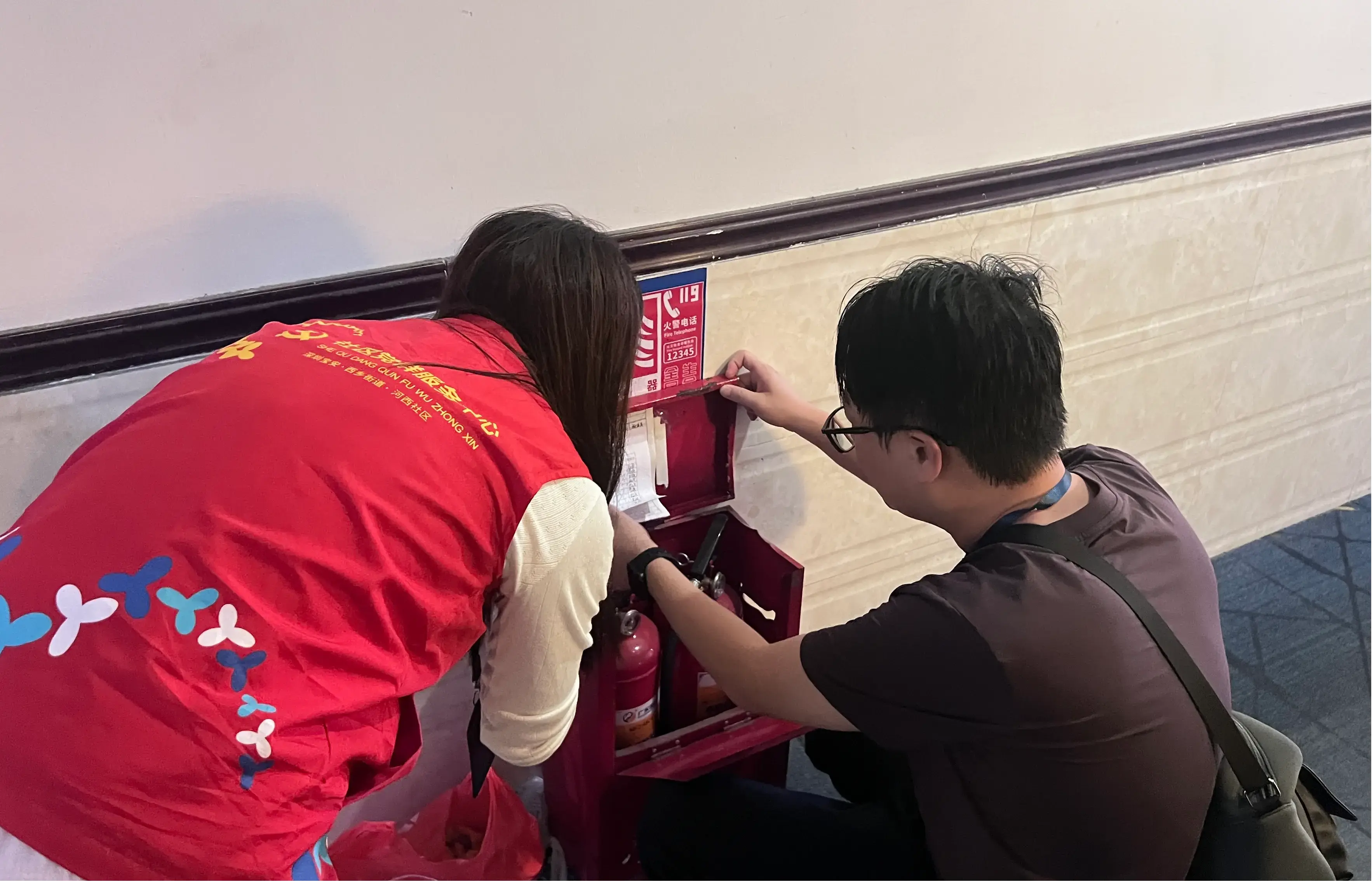 河西社区开展文体联动除隐患 筑牢酒店安全线