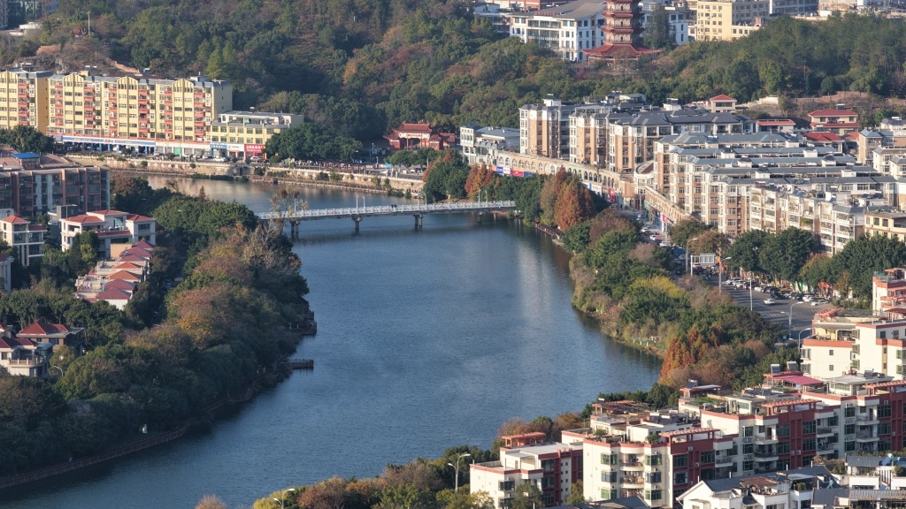 南康城区。本文图片均为南康区融媒体中心 供图