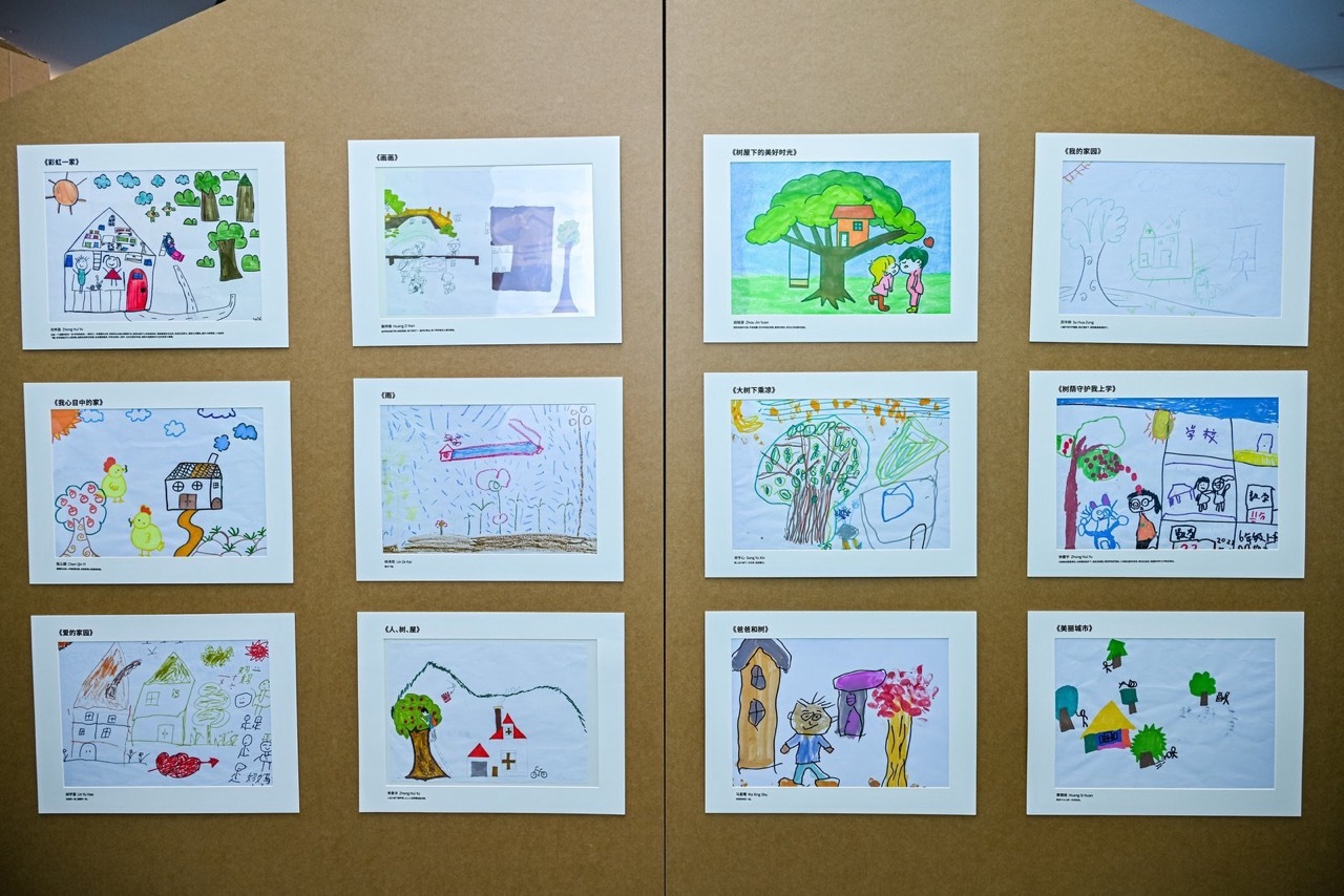 图:“人·树·屋”主题特需儿童画展