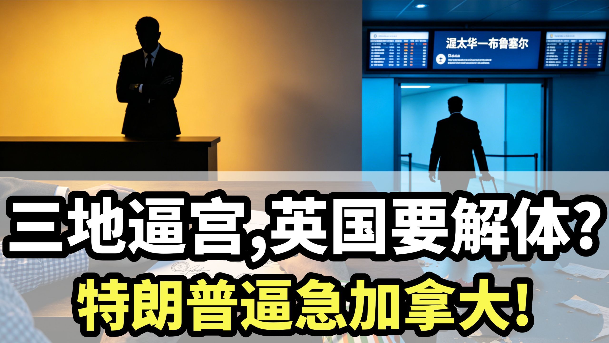 美西方礼崩乐坏：英国三地同天逼宫，加拿大投欧，世界变局开始了？