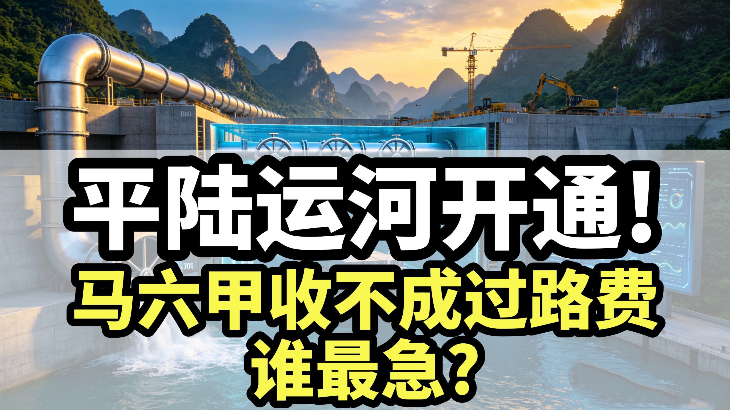 平陆运河开通！马六甲收不成过路费，谁最急？