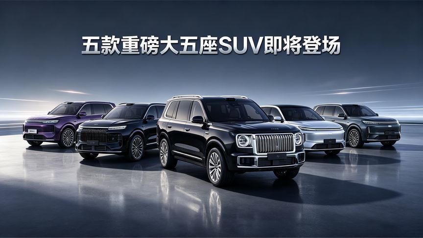 大五座SUV新品扎堆，除小米澎程N70，还有五款重磅选手即将登场