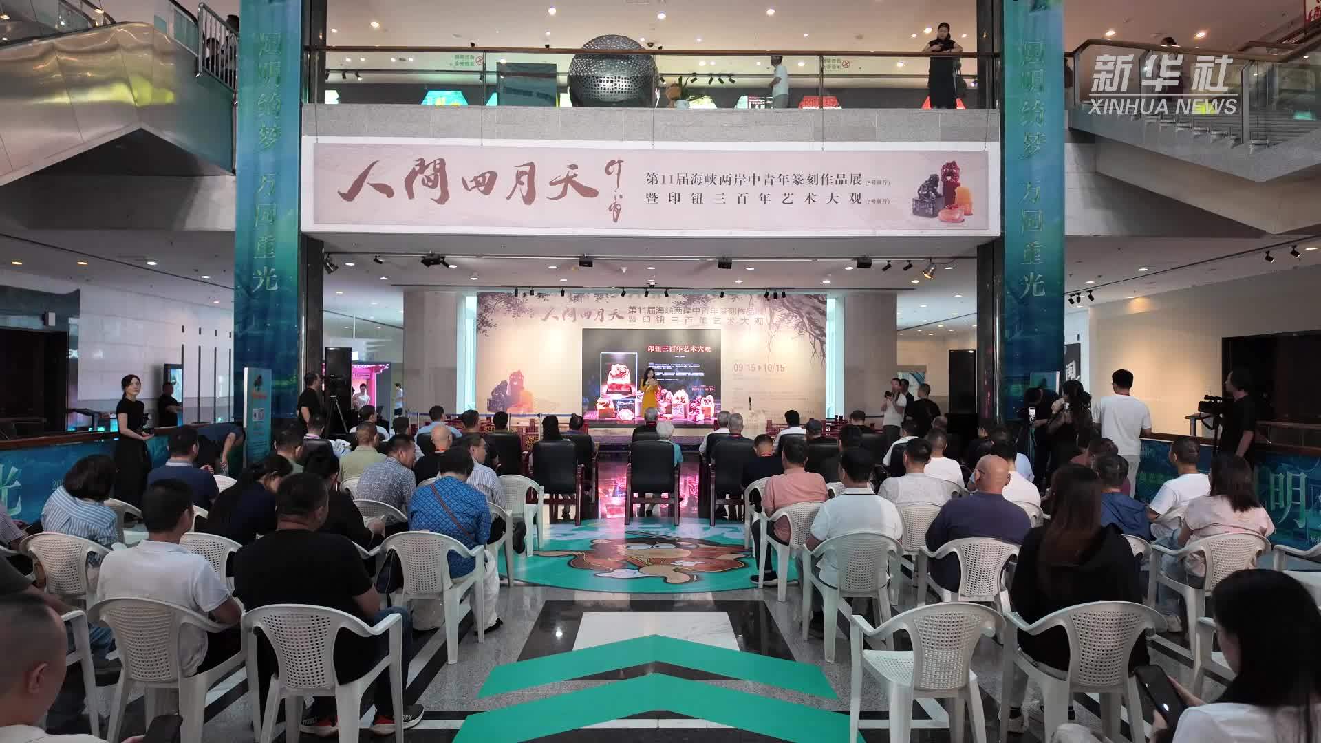 第11届海峡两岸中青年篆刻作品展在福州开展