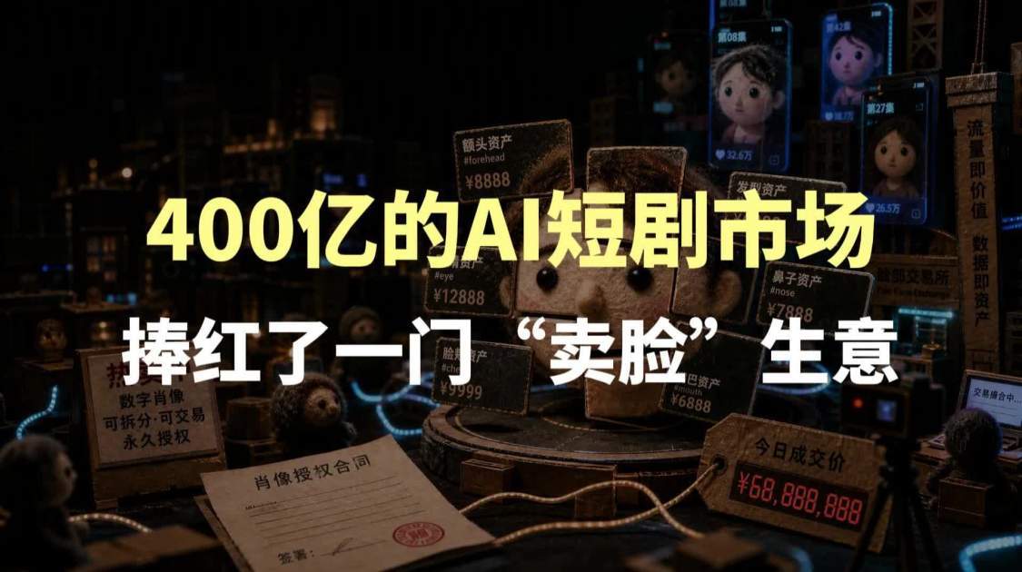 400亿的AI短剧市场，捧红了一门“卖脸”生意