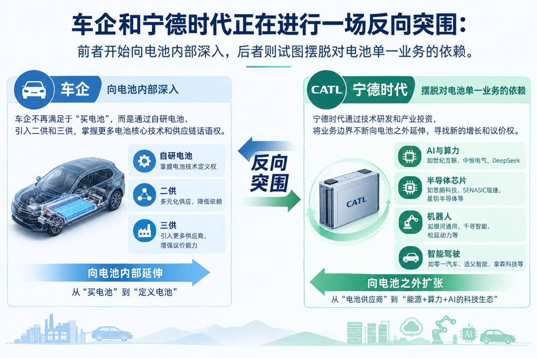 图|车企和宁德时代正在进行一场反向突围