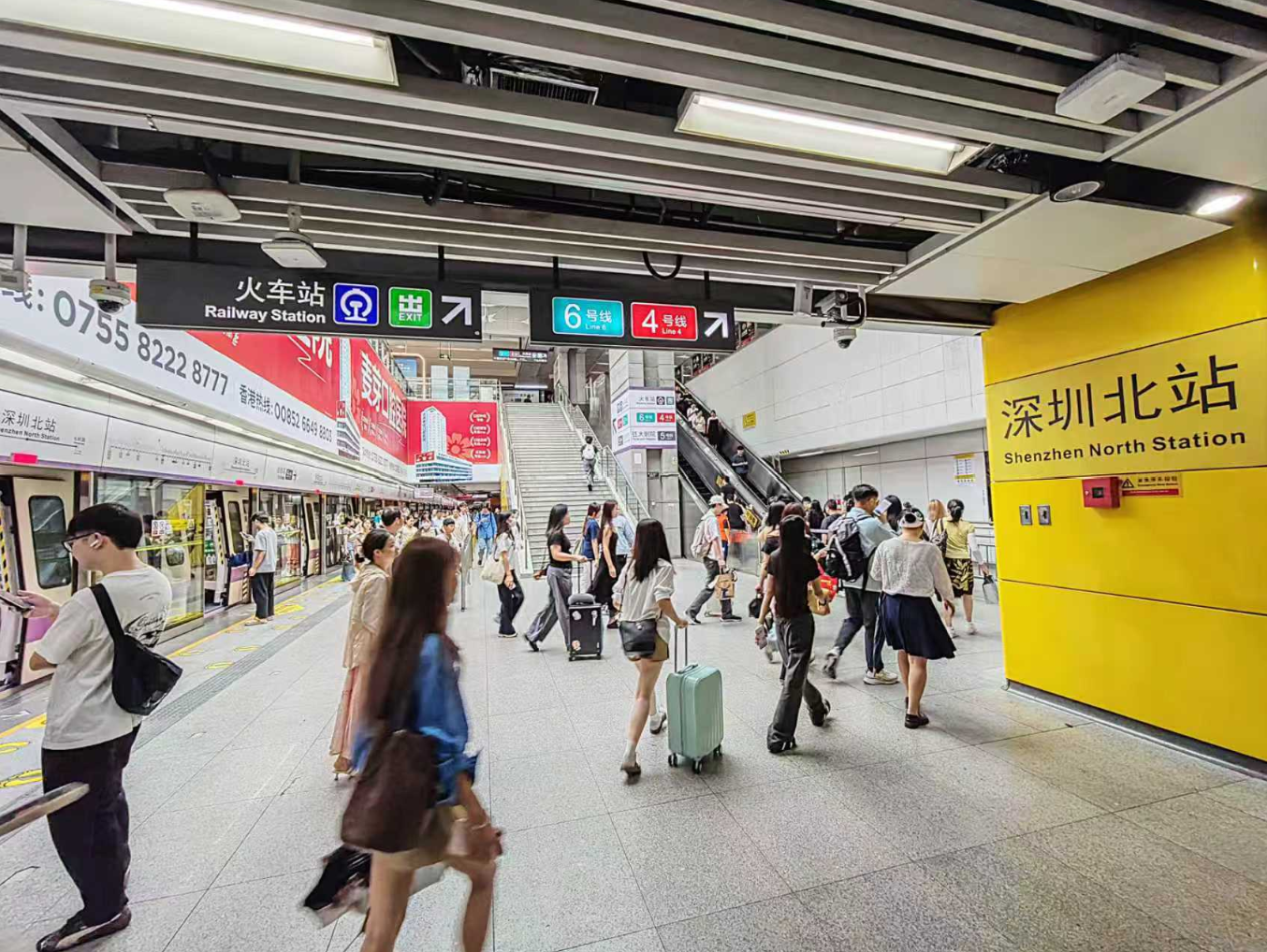 深圳地铁客运量、进站量首次跃居全国第一