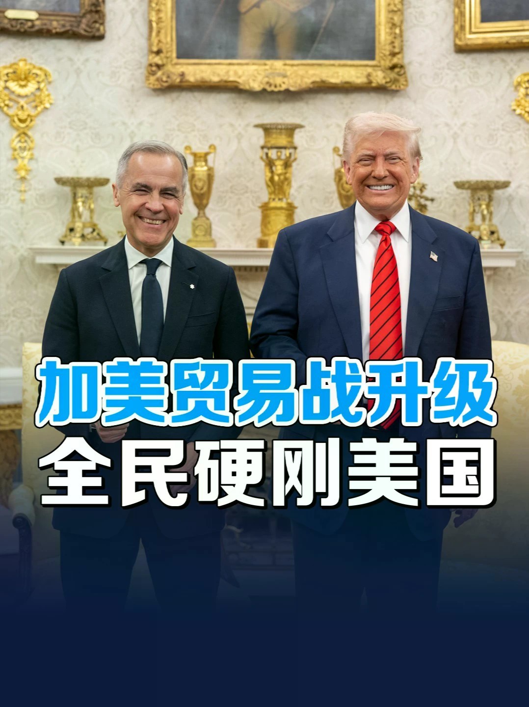 全民硬刚美国！加拿大280亿关税反制，73%民众拒绝对美让步 #零基础看懂全球 #全球创作者计划 #美国