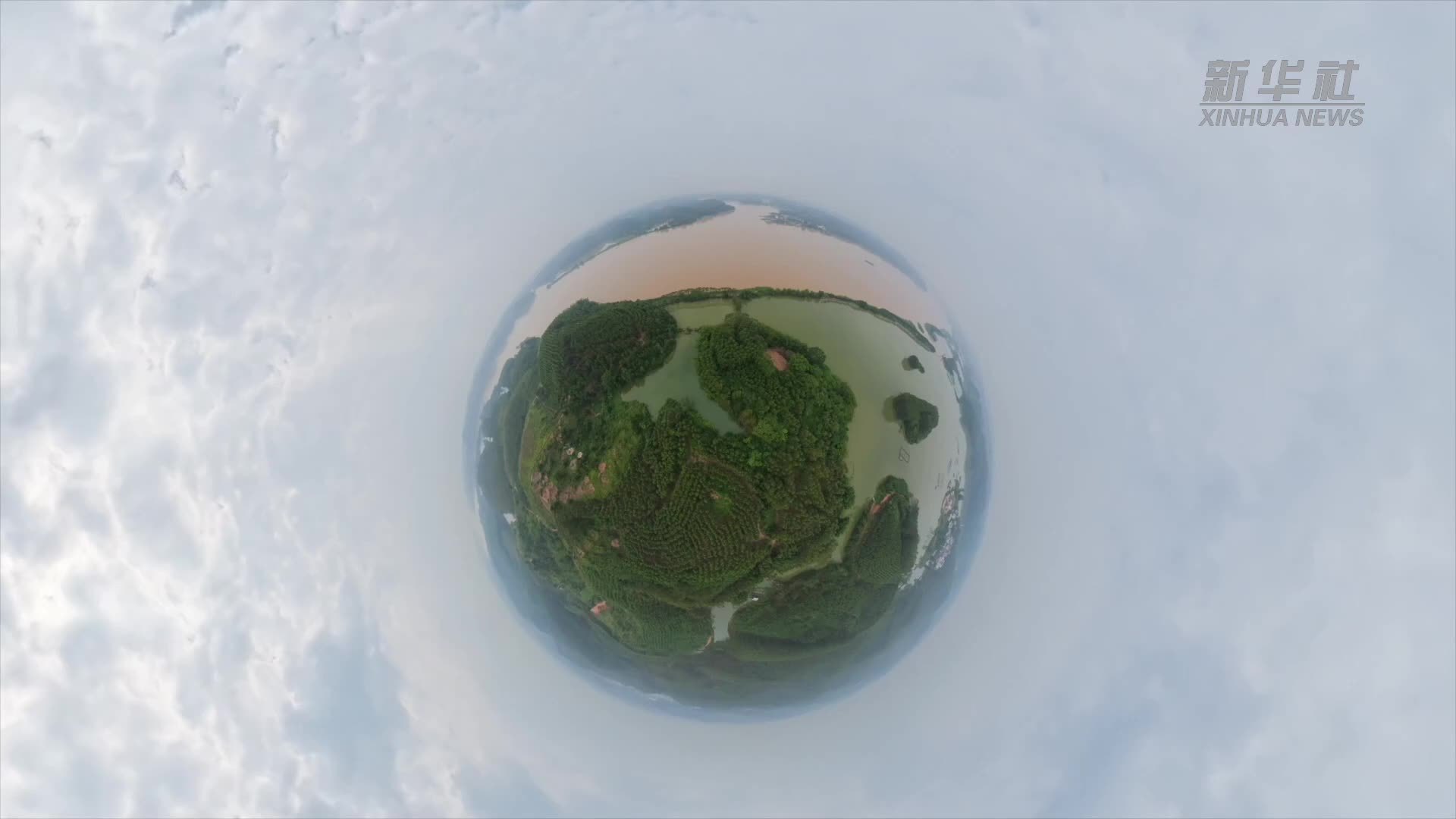 70秒360°全景穿越平陆运河