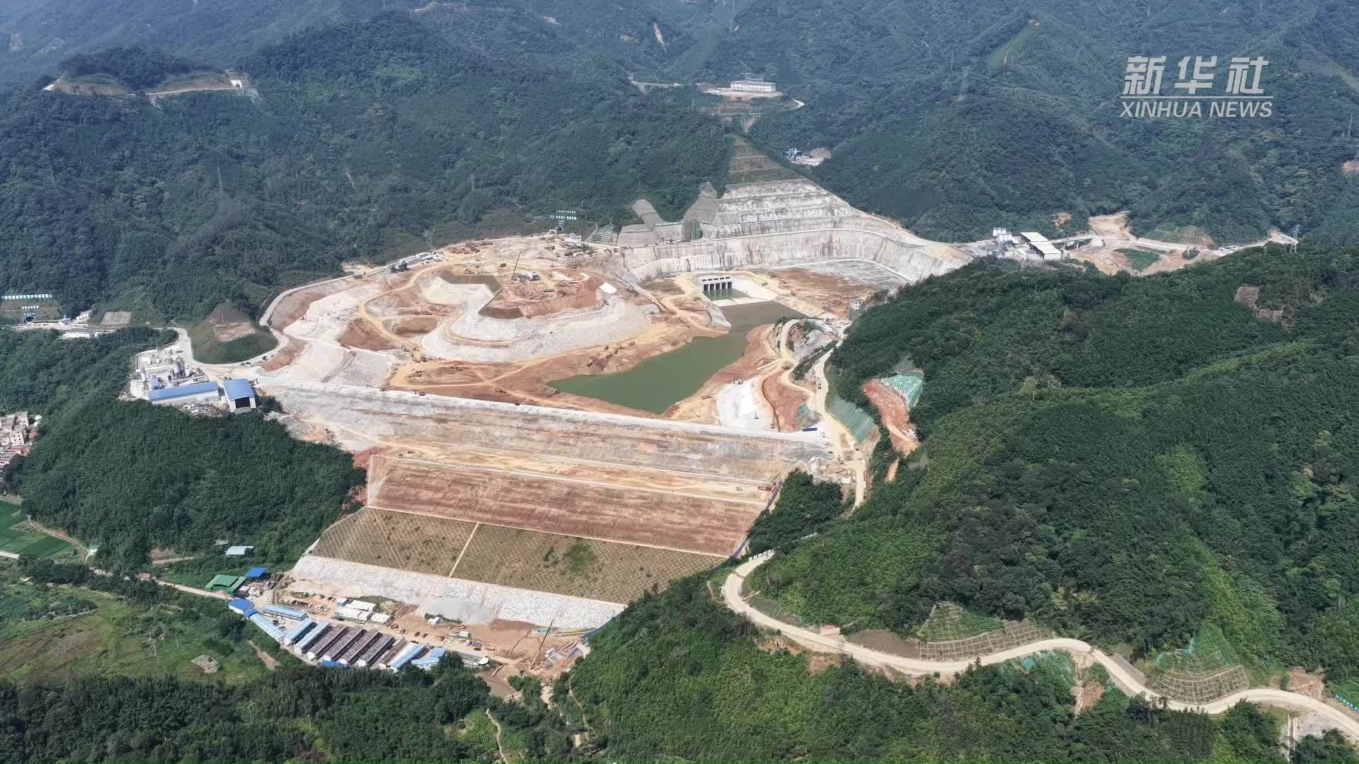 粤港澳大湾区变速抽水蓄能工程全面蓄水