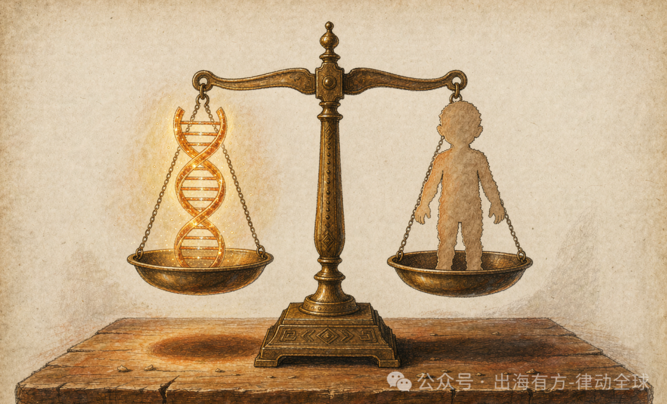 天平的两端:一端是基因,一端是一个孩子