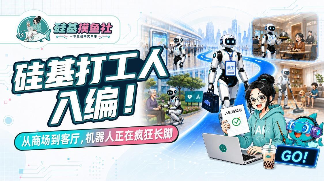 硅基打工人入编！从商场到客厅 机器人正在疯狂长脚