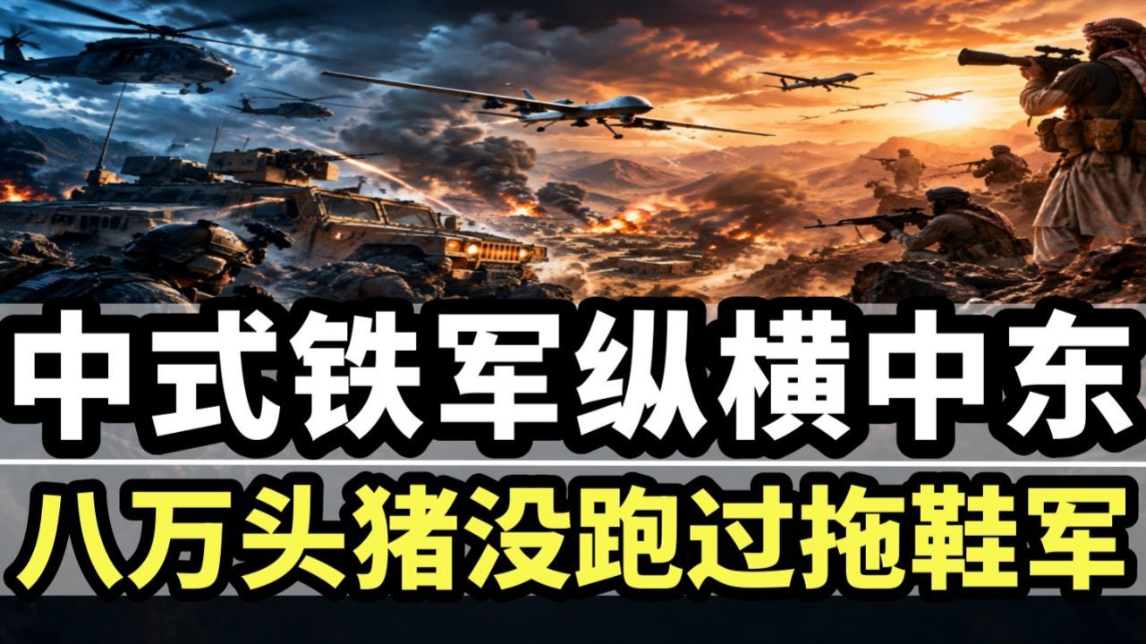 中式铁军纵横中东所向披靡：八万头猪没跑过拖鞋军