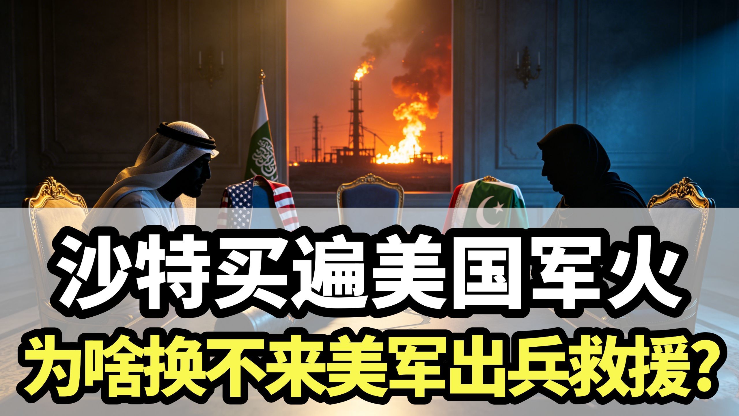沙特买遍美国军火，为啥换不来美军出兵救援？