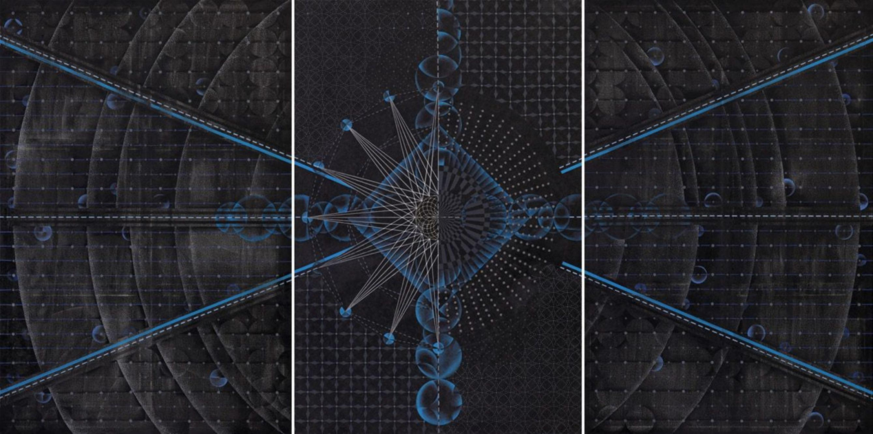 《堺》 150cm x 300cm 布面油画