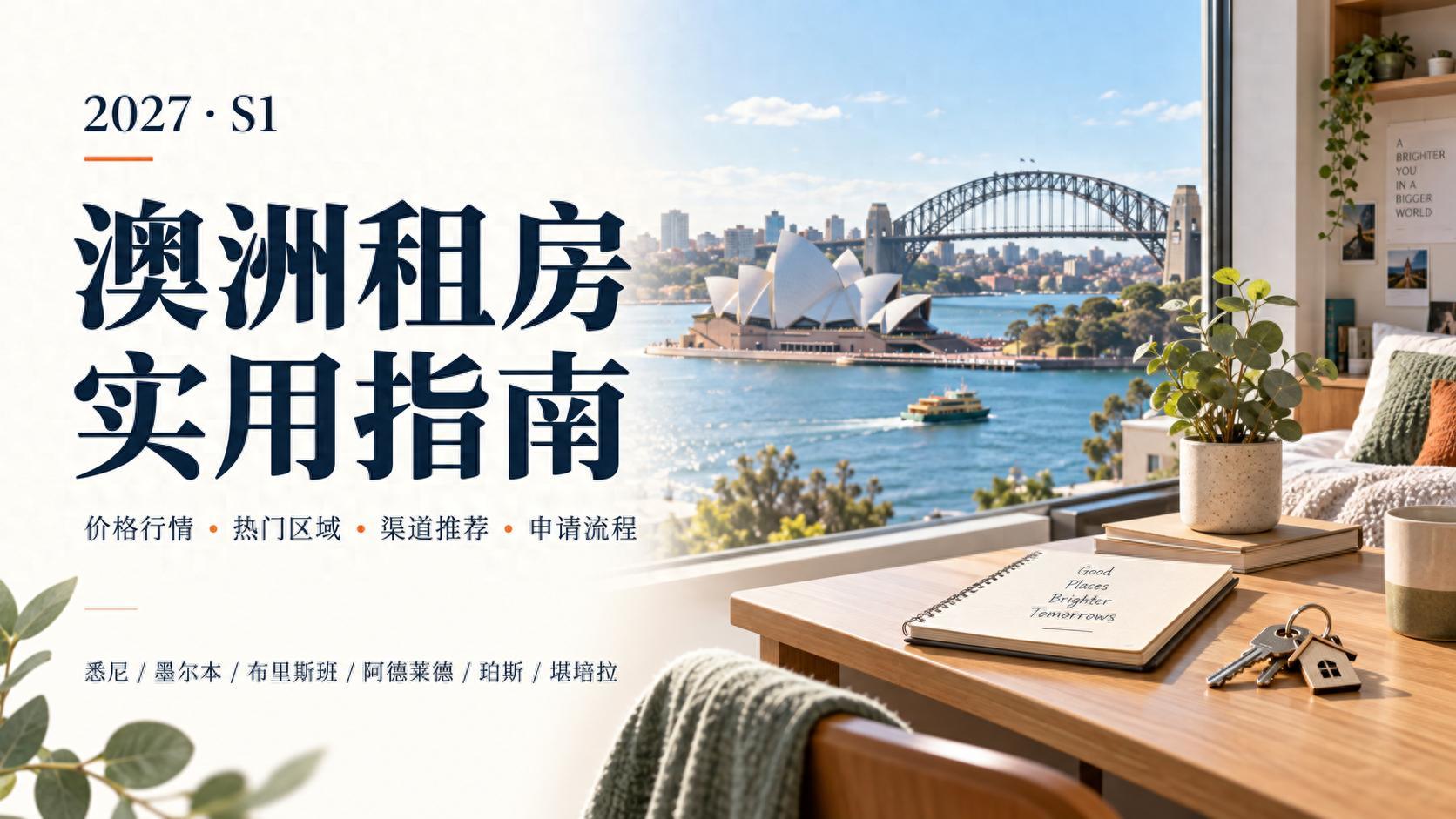 2027年澳洲租房全攻略：价格、热门区域、渠道推荐与申请流程详解