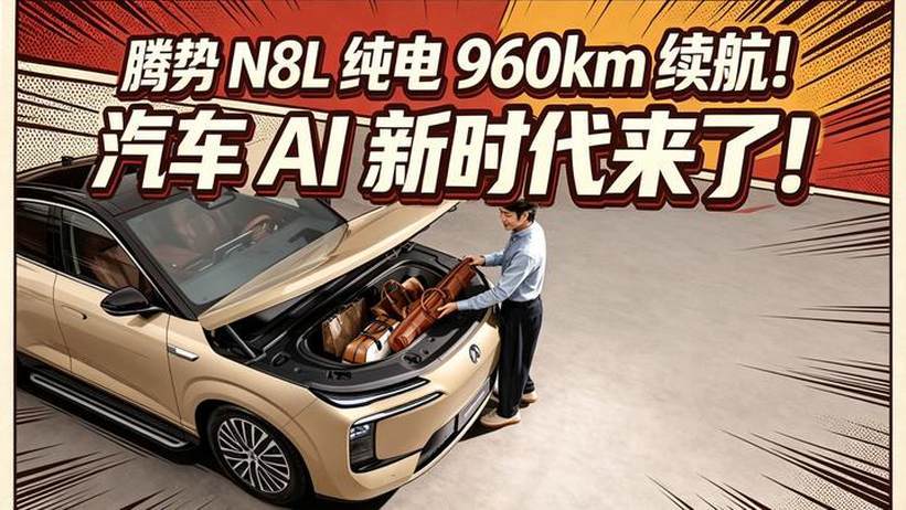 腾势N8L纯电960km续航！汽车AI新时代来了