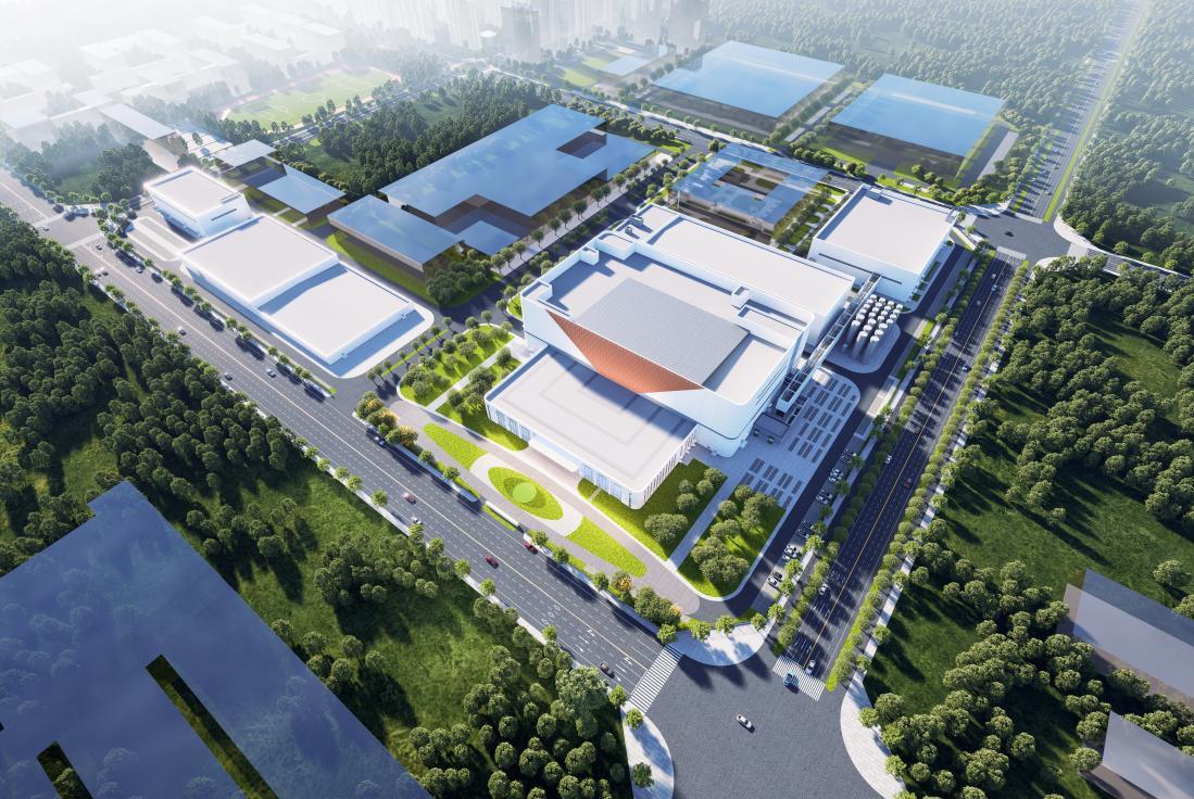 “和龙-2”球形环氢硼聚变园区规划效果图