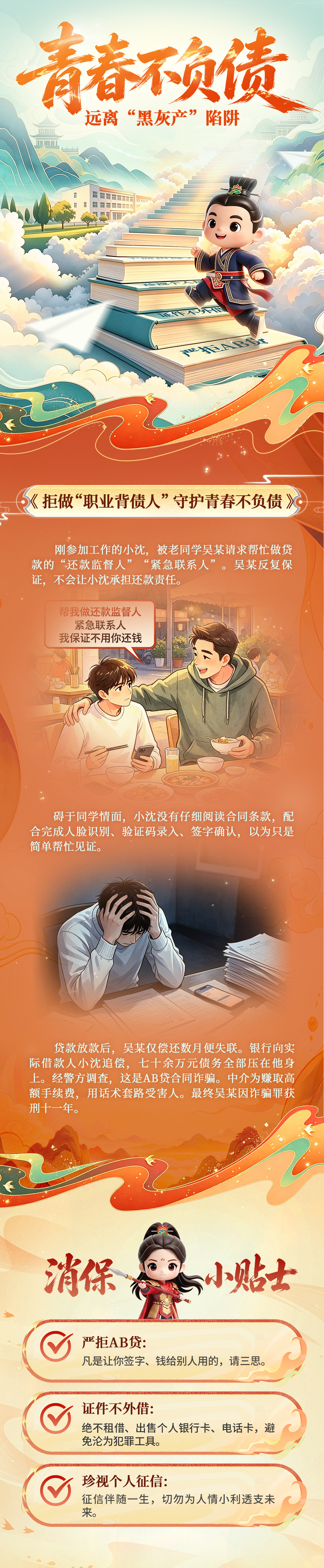 青春不负债 远离“黑灰产”陷阱