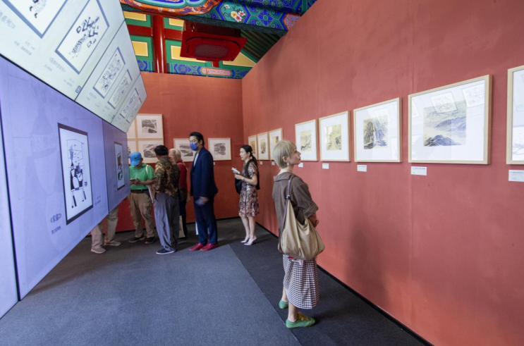 “心物合一：胥建国艺术特展”在护国观音寺正式开幕