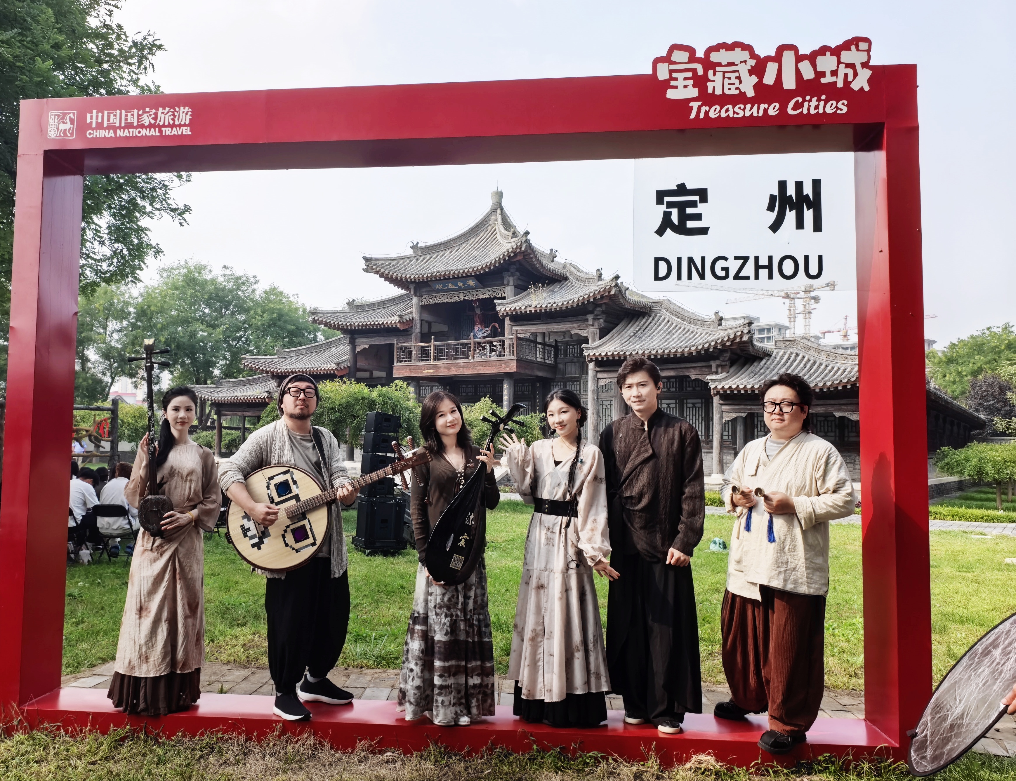 9月18日,2026京津冀古建音乐季在定州贡院演出。图为演出现场。白永民摄